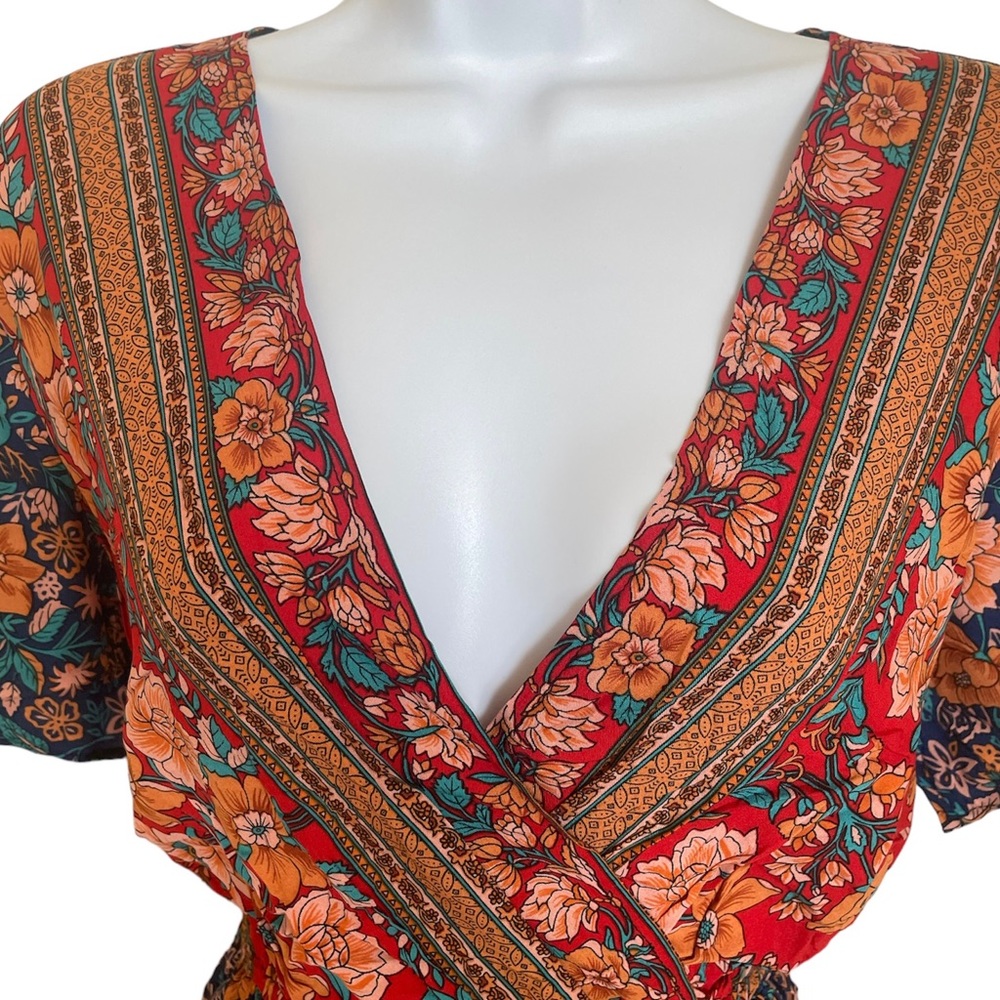 Floral Print Summer/Spring Dress. Sizes available S, M,L, XL - Picture 5 of 5